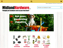 Tablet Screenshot of midlandhardware.com
